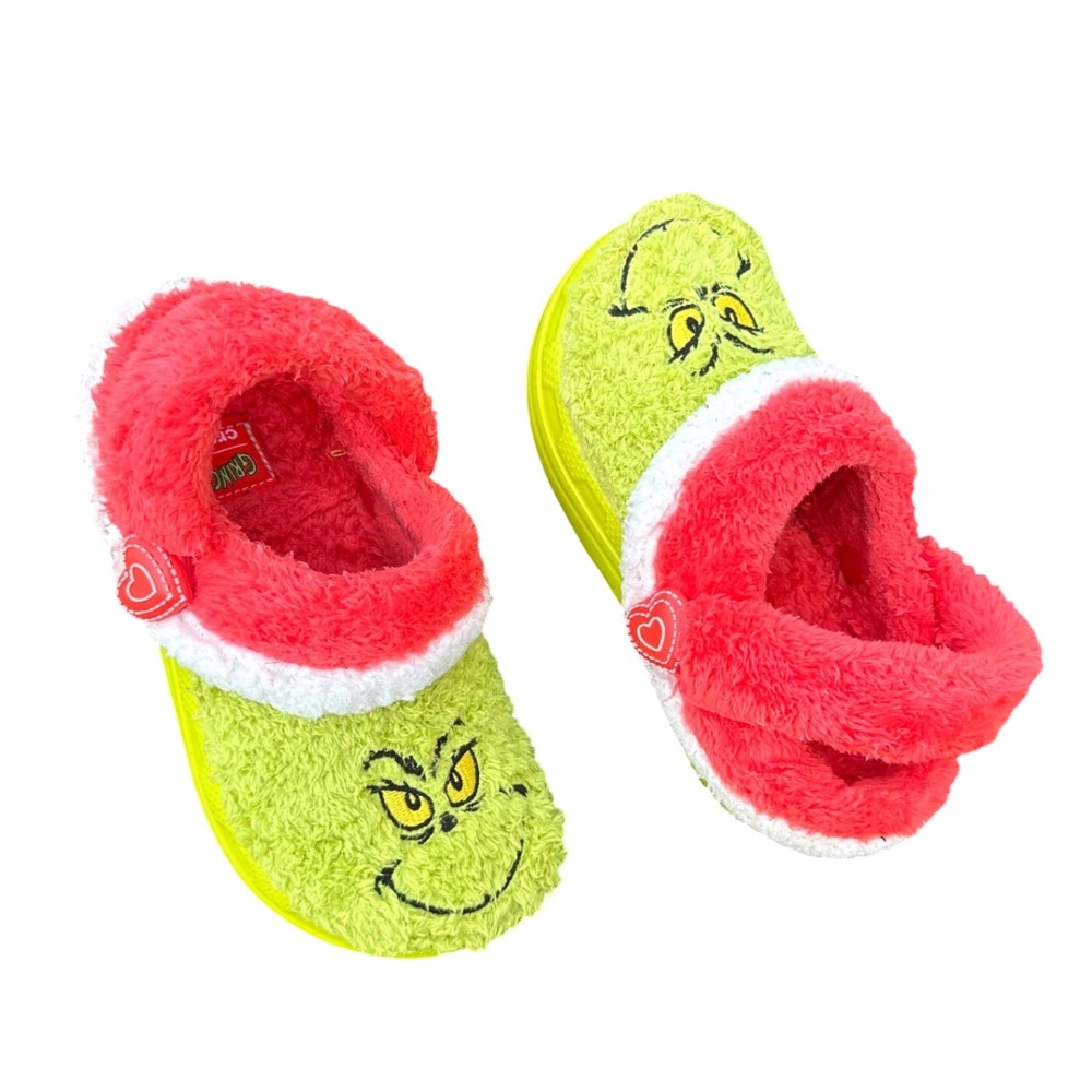Crocs‎ x The Grinch Little Kids Classic Lined Clogs Little Kids Size 13 Shoes